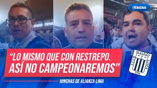 Hinchas de Alianza Lima FURIOSOS por empate ante ADT en Matute Líbero [upl. by Arabella]