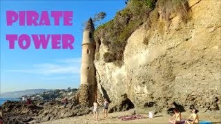 Pirate Tower at Victoria Beach Laguna Beach California [upl. by Eynttirb843]