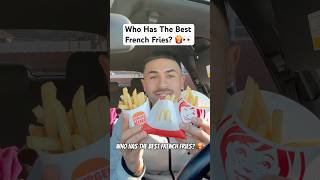 Who Has The Best French Fries 🍟👀 shorts youtubeshorts [upl. by Stacee15]