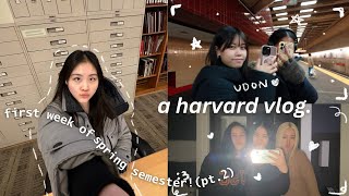 harvard vlog  a freshman’s first week of spring semester 하버드 브이로그 [upl. by Ecirahc127]