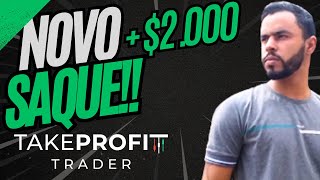 Novo Saque na Take Profit Trader [upl. by Melitta]