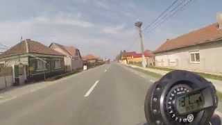 Top Speed 240km Yamaha fz6 Akrapovic exhaust [upl. by Prouty833]