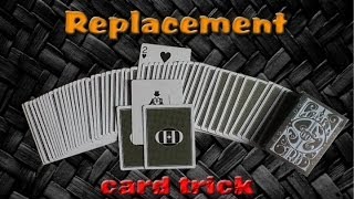 Replacement card trick [upl. by Anastasius]