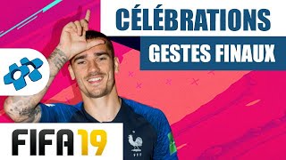 FIFA 19  les célébrations de gestes finaux [upl. by Maharva]