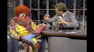 Letterman  Flunky the Viewer Mail Clown  1987 [upl. by Terza476]