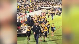 Brumbies Quarter Final  Guard of Honour and half time match [upl. by Ardnuaek]