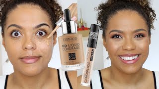 Catrice HD Liquid Coverage Foundation Review  Wear Test [upl. by Orabla]