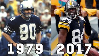 NFL Receiving Leaders 1970 to 2023 [upl. by Biancha177]