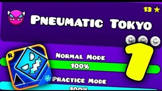 geometry dash pneumatic tokyo prewie by music sound [upl. by Stent288]