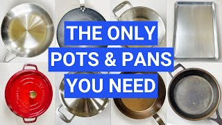 Cookware Essentials 9 Pots amp Pans You Need and 4 You Don’t [upl. by Aicina]