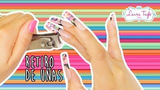 Cómo QUITARSE las UÑAS de Acrílico SIN LASTIMAR tus propias Uñas SIN MÁQUINA PULIDORA [upl. by Fabron]