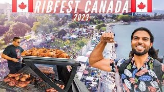 My FIRST Ribfest in Canada Burlington Ontario 2023 Walking Tour [upl. by Eigriv]