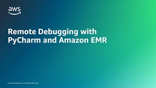 Remote Debugging with PyCharm and EMR [upl. by Glennie734]