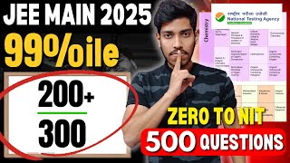 JEE Mains 2025 Confirm Top NIT in 40 Days🔥  SCORE 200 in JAN Attempt [upl. by Elstan647]