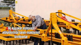 Üç kuşaktır mütevazı atölyelerinde tarım makineleri üretiyorlar [upl. by Notyalc]