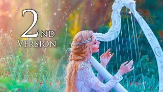 Relaxing Ambience VERSION 2 😌 Beautiful Harp Music to Relax 😌 Calm Harp Instrumental [upl. by Gerik]