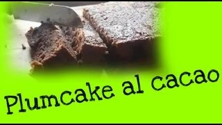 Plumcake al cacao [upl. by Nirak338]