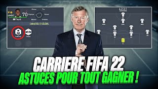 8 ASTUCES POUR TOUT GAGNER EN CARRIÈRE MANAGER SUR FIFA 22  SIMULATION [upl. by Ycam]