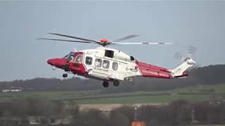 HMCG AugustaWestland AW189 Rescue199 4k [upl. by Eelhsa178]