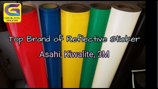 Sticker Reflective 120 cm Asahi Kiwalite 3M [upl. by Danyette]