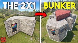 RUST  The Perfect 2x1 Bunker Expansion  SoloDuo 2024 [upl. by Margarida525]