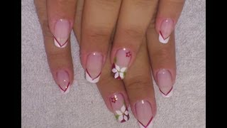 uñas decoradas con esmalte [upl. by Chemaram]