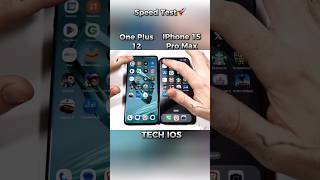 iPhone 15 Pro Max vs OnePlus 12 Speed Test ⚡  Battle of the Flagshipsshorts viralvideo [upl. by Puduns]