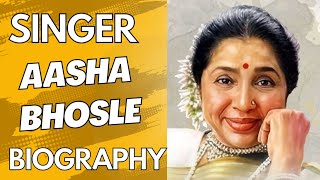 Mashur Singer Aasha Bhosle Biography Hindi  legendsbiography legendsbiography aashabhosle [upl. by Joella]