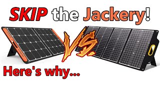 No Hype A BETTER ALTERNATIVE to the Jackery 100W Solar Panel Unsponsored Review [upl. by Lemon]