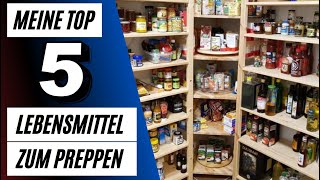 Top 5 Lebensmittel zum preppen  Günstig und lange haltbar [upl. by Atinauq788]