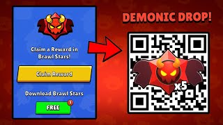 NEW UPDATE 😍 DEMONIC DROP QR CODE 🎁 Free Gifts QR Code [upl. by Bratton]