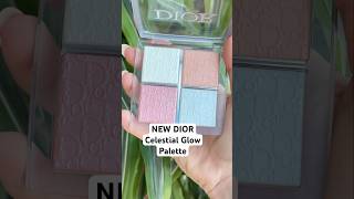 NEW from Dior 🤩 The Backstage Celestial Glow Palette Four new highlighter shades diorbeauty [upl. by Anoirtac]