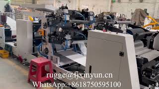 Automatic glue lamination napkin tissue making machine for India [upl. by Yrian]