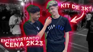 Quanto custa o OUTFIT no CENA2K23 Vlog entrevista [upl. by Erehs38]