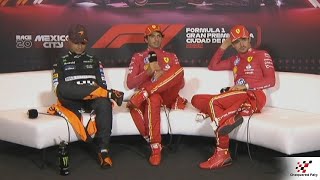 Post Race Press Conference Mexico City Grand Prix 2024 [upl. by Etnaud]