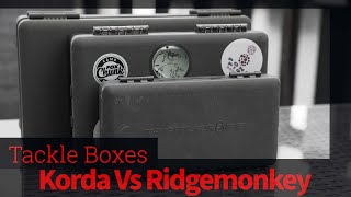 Korda Tackle Box vs Ridgemonkey Armoury vs Korda Tackle Safe Carp Fishing [upl. by Gran]