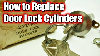 How to Replace Door Lock Cylinders Quick and Easy  Remove and Install Door Locks [upl. by Torruella]