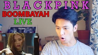 BLACKPINK  BOOMBAYAH LIVE Reaction [upl. by Halsy]