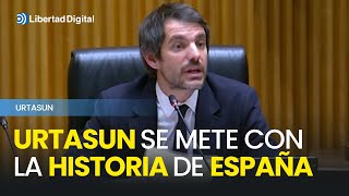 Urtasun se mete con la historia de España y el portavoz de Vox le da una lección [upl. by Ahsiemal]