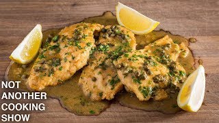 how to make EASY CHICKEN PICCATA [upl. by Cosenza]