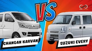 Changan karvan Vs Suzuki Every Comparison carchowk changan karvan suzukievery [upl. by Leinadnhoj]