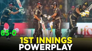 1st Innings Powerplay  Peshawar Zalmi vs Islamabad United  Match 13  HBL PSL 9  M2A1A [upl. by Oriole]