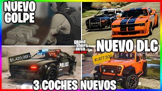 NUEVO DLC de GOLPE TODO lo NUEVO 3 COCHES NUEVOS REGALOS ROPA MISIONES amp MÁS  GTA Online [upl. by Anpas]