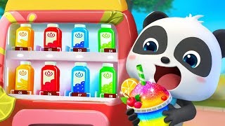 Drinks Vending Machine  Funny Kids Songs  Nursery Rhyme  Kids Cartoon  BabyBus [upl. by Oakleil916]