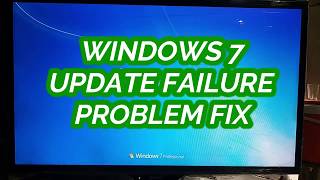 Windows 7 Update Failure  Failure Configuration  Reverting Changes  Fix  without Data Loss [upl. by Dexter]