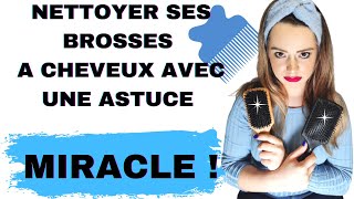 COMMENT NETTOYER SES BROSSES A CHEVEUX  MON ASTUCE  💇 [upl. by Eelyam]