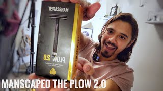 Trying safety razor for the first time went quite WRONG Manscaped The Plow 20 review [upl. by Everick]