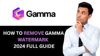 HOW TO REMOVE WATERMARK ON GAMMA AI  QUICK TUTORIAL [upl. by Amble]