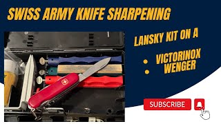 Lansky Sharpener The Key To Razor Sharp Swiss Army Knives  SAK Talk [upl. by Adiana]