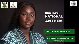 Nigeria National Anthem in Yoruba Language For Independence Day Celebration [upl. by Bari]